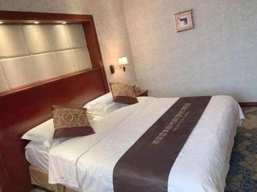 Katil atau katil-katil dalam bilik di Changchun Global Hotel