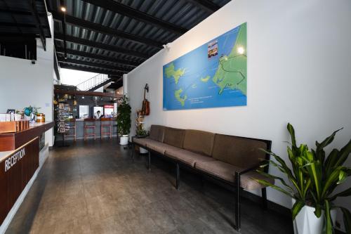 Un lugar para sentarse en Onederz Sihanoukville - 10 mins walk from the Tourism Pier