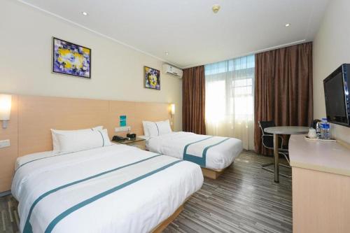 Letto o letti in una camera di City Comfort Inn Nanning Wuyi Road Department of Motor Vehicles