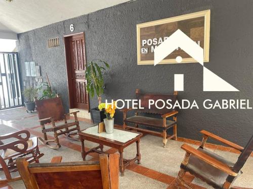 Posezení v ubytování Hotel Posada Gabriel