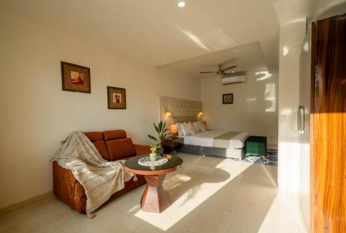 Posezení v ubytování Perfectstayz Premium Goa Continental Baga