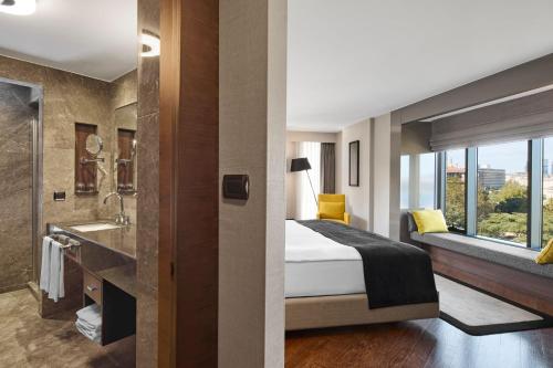 Katil atau katil-katil dalam bilik di Gezi Hotel Bosphorus, Istanbul, a Member of Design Hotels