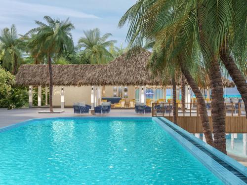 Bazén v ubytování Eri Maldives nebo v jeho okolí