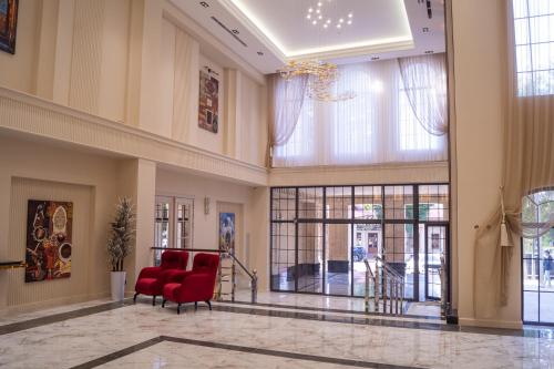 Un lugar para sentarse en Meridian Plaza by Reikartz