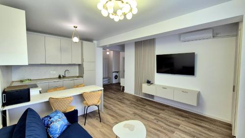 Et tv og/eller underholdning på The Great Sofi Residence A6