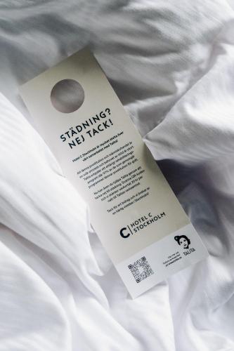 Postel nebo postele na pokoji v ubytování Hotel C Stockholm