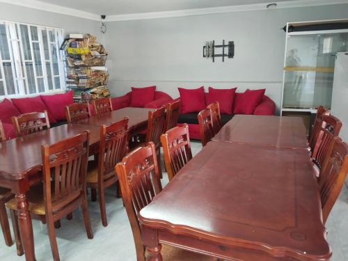 Zona de estar de Silverstreams Guest house