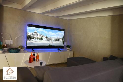 TV a/nebo společenská místnost v ubytování Bed and Breakfast dall'ingegnere - B&B dall'ingegnere