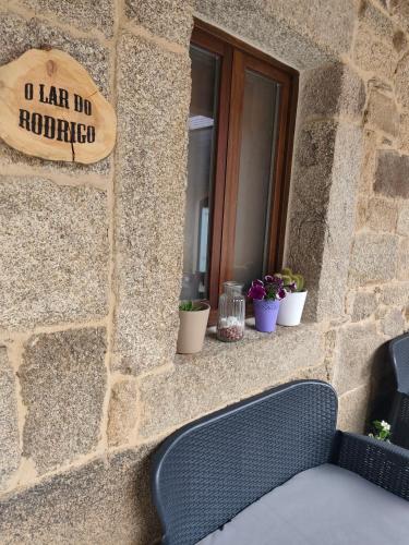 Χώρος καθιστικού στο O Lar do Rodrigo