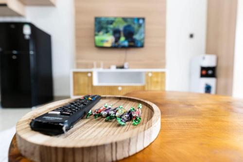 TV/trung tâm giải trí tại One Bedroom at The Loftel Ruaka