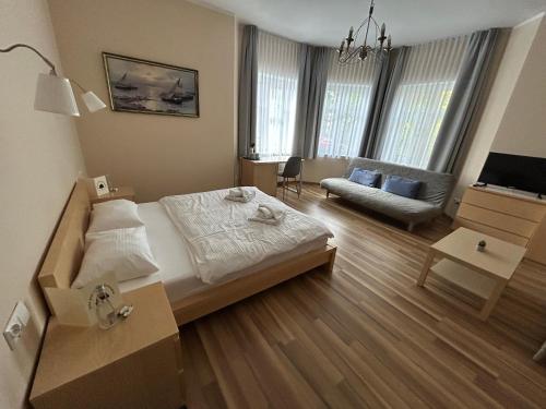 Llit o llits en una habitació de Willa Pod Lipami