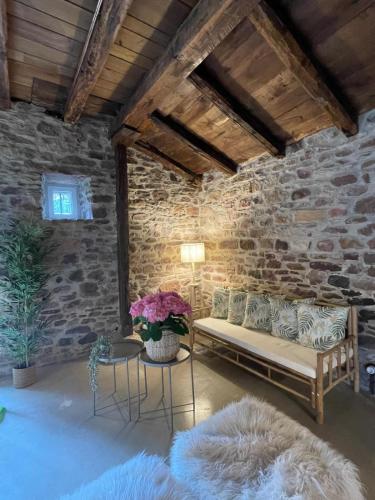 Χώρος καθιστικού στο Casa APEZTEGUIA