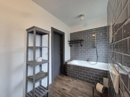 Koupelna v ubytování Mikra Homes24 in Crimmitschau