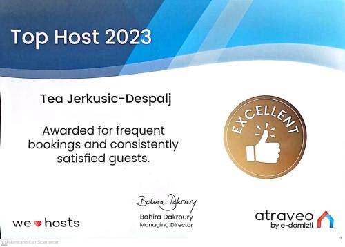 eine Top-Host-Website mit einer Goldmedaille in der Unterkunft Ferienhaus für 3 Personen  2 Kinder ca 70 m in Preko, Dalmatien Inseln vor Zadar in Preko