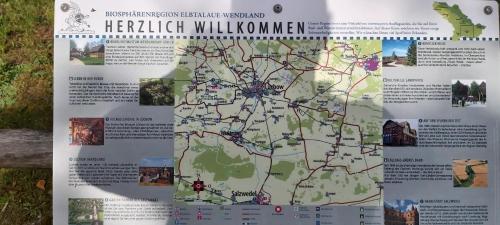 a map of the harriet wilderness wildernessmen at Wohnung In Jameln Mit Garten, Grill Und Terrasse in Jameln