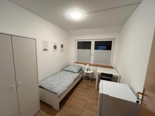 Postel nebo postele na pokoji v ubytování Rosengarten