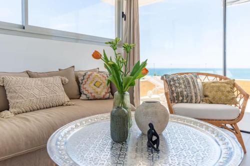 Posezení v ubytování Lovely villa with uninterrupted sea view