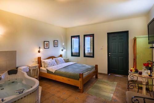 Postel nebo postele na pokoji v ubytování Honny - Boutique Hotel
