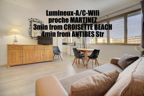 Studio confortable calme proche Croisette A0B107