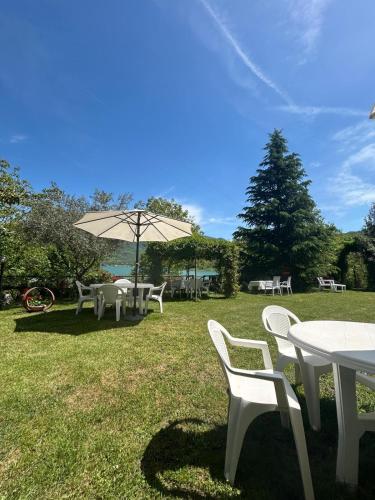 Κήπος έξω από το Il Tulipano sul Lago