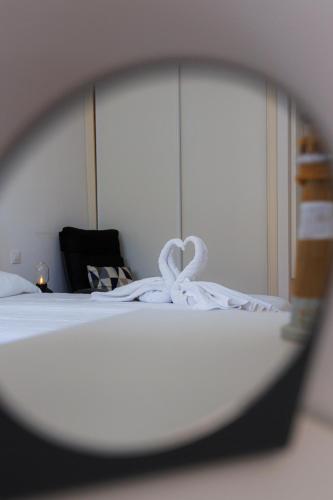 Postel nebo postele na pokoji v ubytování Astarita Pool