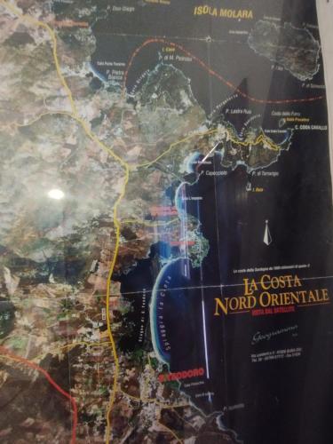 a map of the route of the exodus from nigeria at Capo Coda Cavallo, vacanze nella casa Il Maestrale in Capo Coda Cavallo
