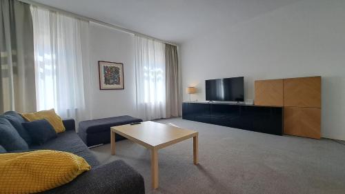 TV a/nebo společenská místnost v ubytování Zagreb City Apartments