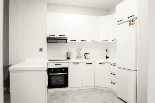 Passage Luxury Rooms Hotelにあるキッチンまたは簡易キッチン