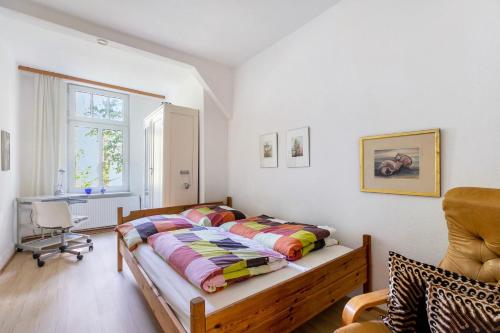 Postel nebo postele na pokoji v ubytování Ferienhof Schülp
