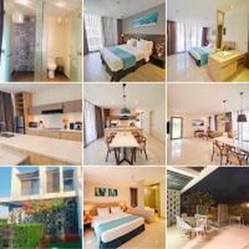 Ένα ή περισσότερα κρεβάτια σε δωμάτιο στο BobbyJimmy Oceanami Villa Resort từ 1PN đến 3PN - Đầy đủ tiện nghi - Bếp nấu - BBQ - Hồ bơi 2000 m2 - Long Hải Vũng Tàu