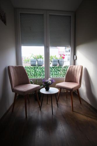Un lugar para sentarse en Apartment Sabac