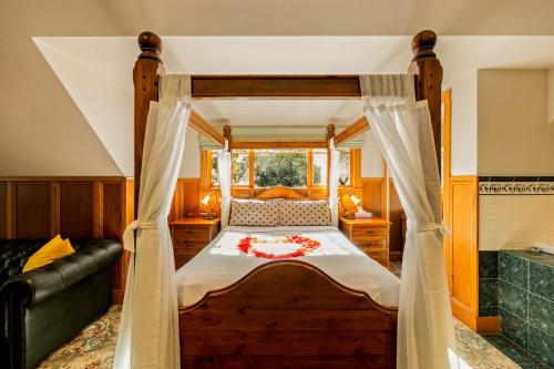 Ένα ή περισσότερα κρεβάτια σε δωμάτιο στο Arnica Views Summit Retreat
