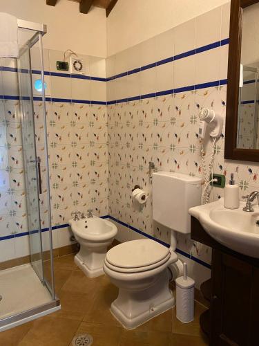 Koupelna v ubytování Agriturismo Borgo 7 Tigli - APT 3