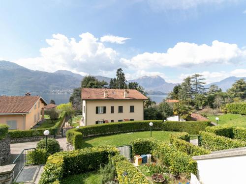 a view from the roof of a house with a garden at KG Lierna Lake View in Lierna