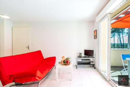 Appartement en Duplex dans résidence avec piscine à Biscarrosse Plage pour 4 personnes