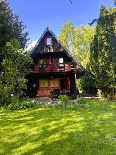 Zahrada ubytování Masuria Hut