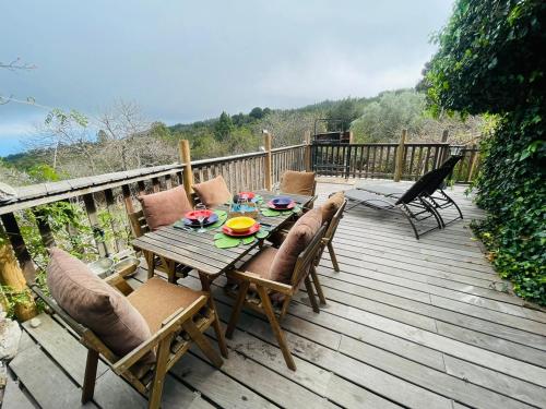 Balkoni atau teres di Eco-Resort Domo Maestra
