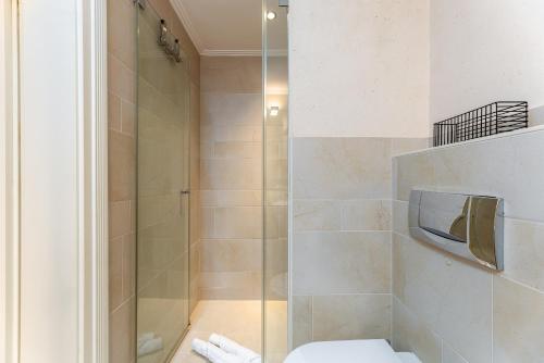 Ένα μπάνιο στο Appartement Herzzeit