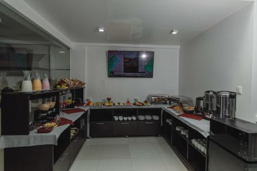 Kuchyň nebo kuchyňský kout v ubytování Classic Hotel Cusco