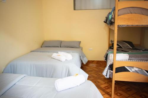 Postel nebo postele na pokoji v ubytování Hotel Everest