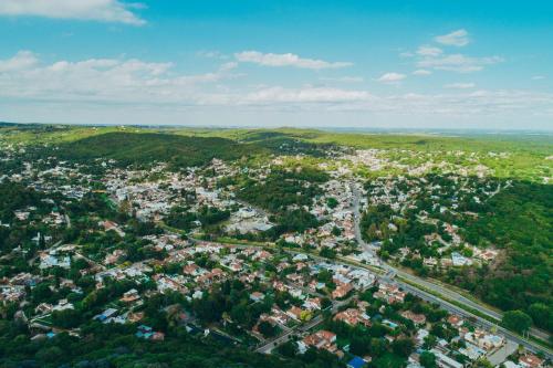 Naturlandskabet i nærheden af chaletet