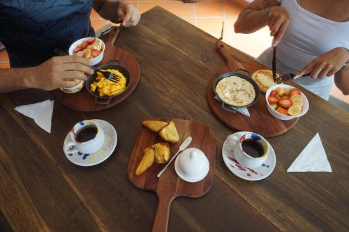 Mad på bed and breakfast-stedet eller i nærheden