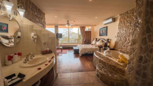 Koupelna v ubytování Issimo Suites (Adults Only)