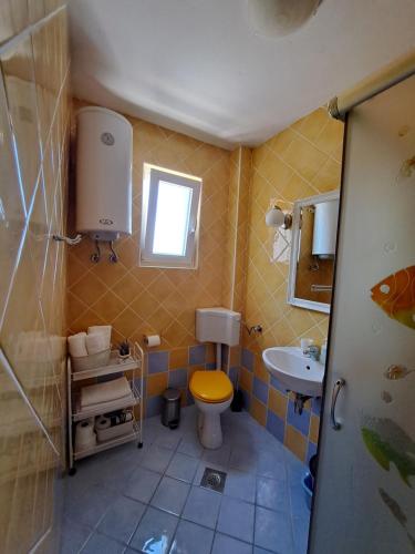 Koupelna v ubytování Apartments Galović