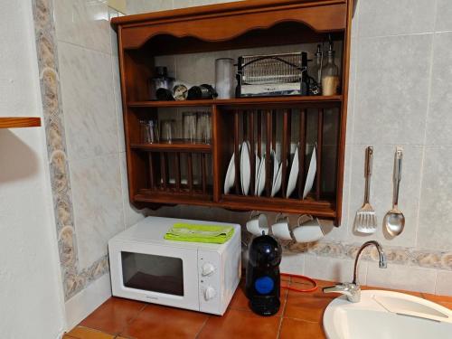 Η κουζίνα ή μικρή κουζίνα στο Apartamentos rurales Entrecaminos