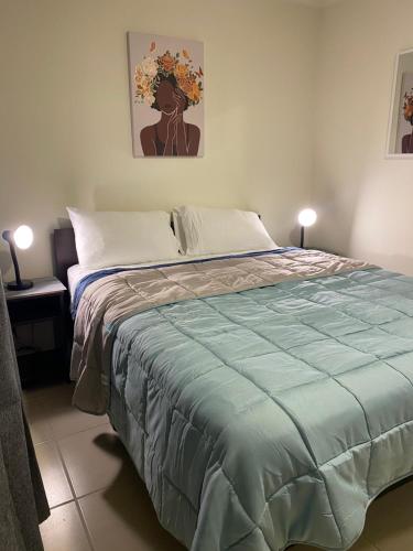 Postel nebo postele na pokoji v ubytování Departamento arriendo diario