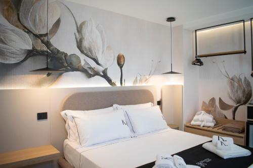 Katil atau katil-katil dalam bilik di Kalinifta Rooms Luxury Style