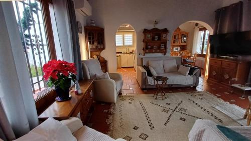 Posezení v ubytování Casa Poema Montepego