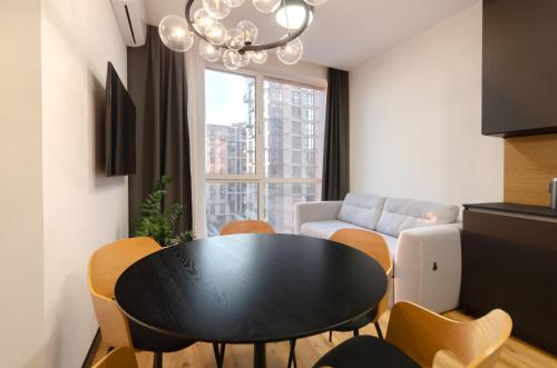 Coin salon dans l'établissement Petrovdom Apartments 6-107 in RC Yaroslaviv Grad, Bulvarno-Kudriavska 17b