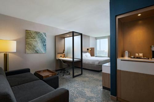 Postel nebo postele na pokoji v ubytování SpringHill Suites by Marriott Austin Cedar Park